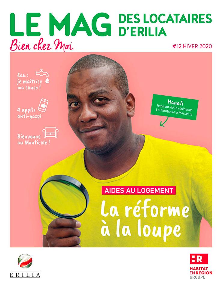 Couverture du Mag des locataires d'Erilia n°12